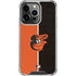 MLB Baltimore Orioles Split iPhone 16 Pro Clear Case
